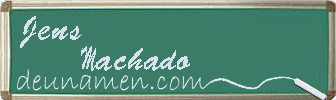 Jens Machado Visitenkarte